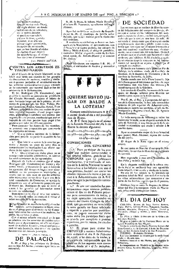 ABC MADRID 03-01-1906 página 5