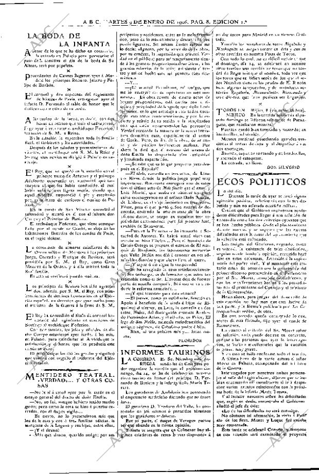 ABC MADRID 09-01-1906 página 8