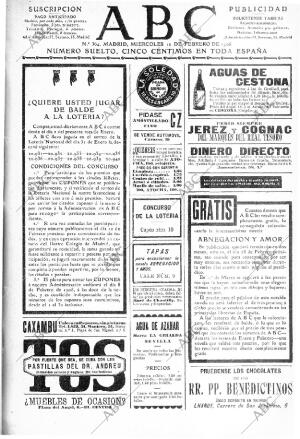 ABC MADRID 10-01-1906 página 1