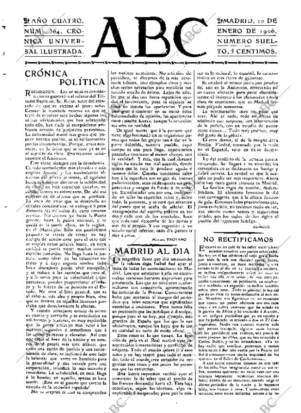 ABC MADRID 10-01-1906 página 3