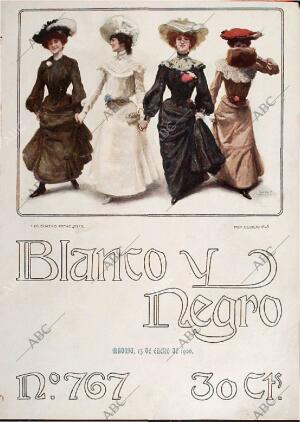 BLANCO Y NEGRO MADRID 13-01-1906 página 1