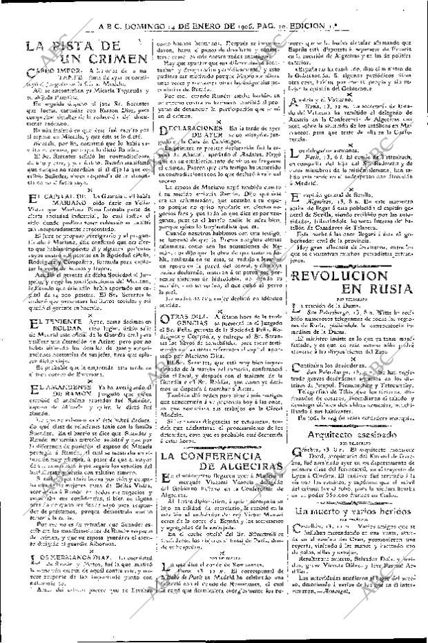 ABC MADRID 14-01-1906 página 10
