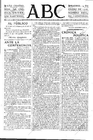ABC MADRID 14-01-1906 página 3