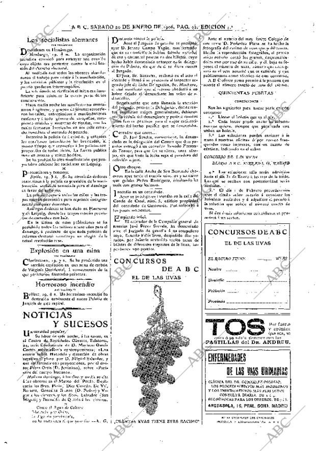 ABC MADRID 20-01-1906 página 12