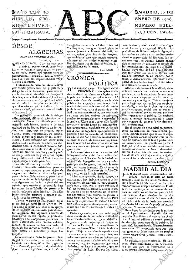 ABC MADRID 20-01-1906 página 3