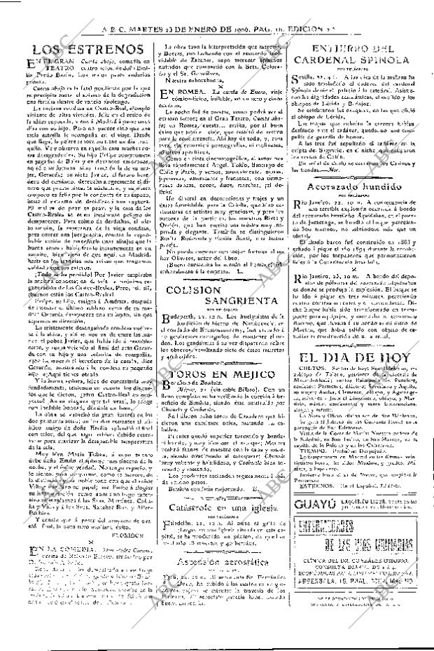 ABC MADRID 23-01-1906 página 16