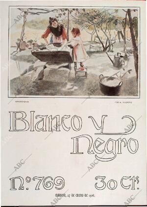 BLANCO Y NEGRO MADRID 27-01-1906 página 1