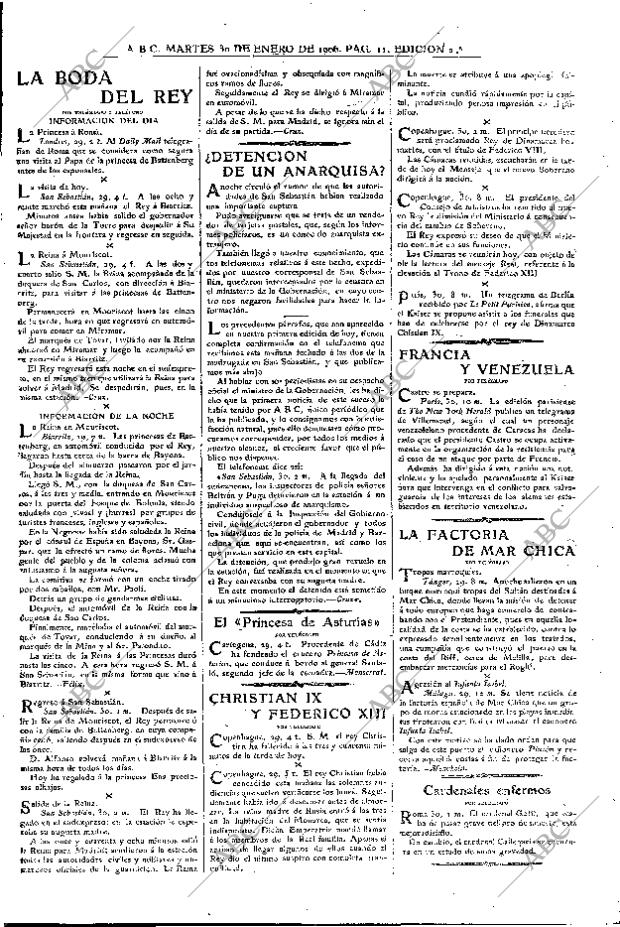 ABC MADRID 30-01-1906 página 11
