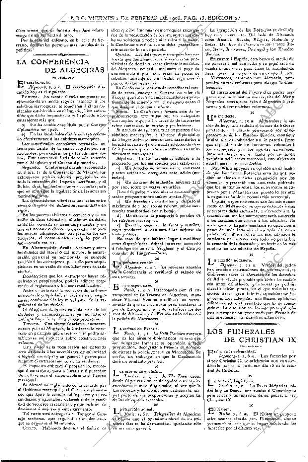 ABC MADRID 02-02-1906 página 13