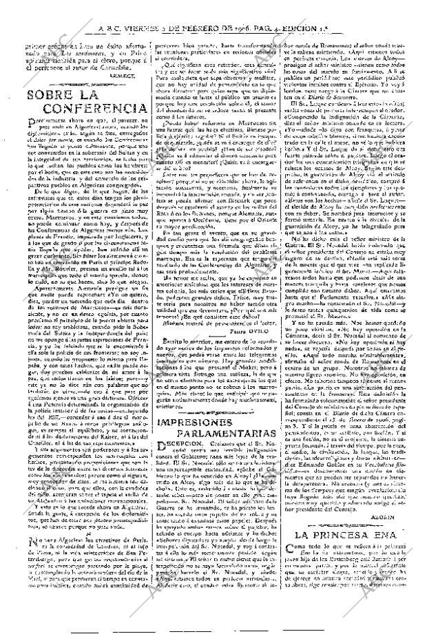 ABC MADRID 02-02-1906 página 4