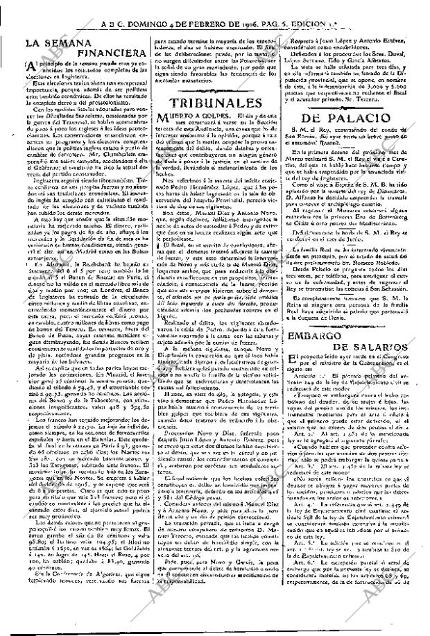 ABC MADRID 04-02-1906 página 5