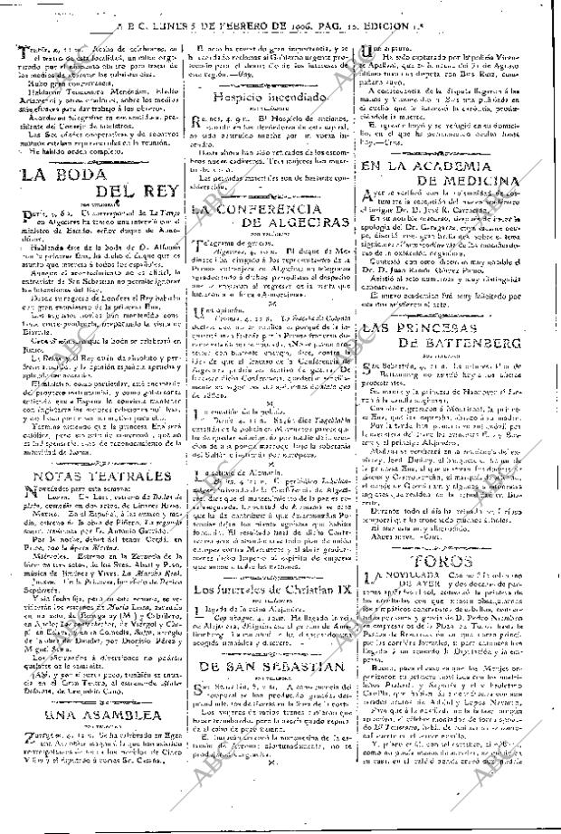 ABC MADRID 05-02-1906 página 10