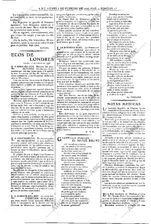 ABC MADRID 05-02-1906 página 4