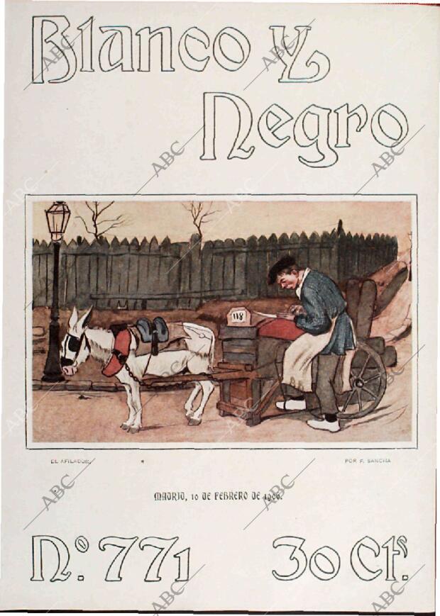 BLANCO Y NEGRO MADRID 10-02-1906 página 1