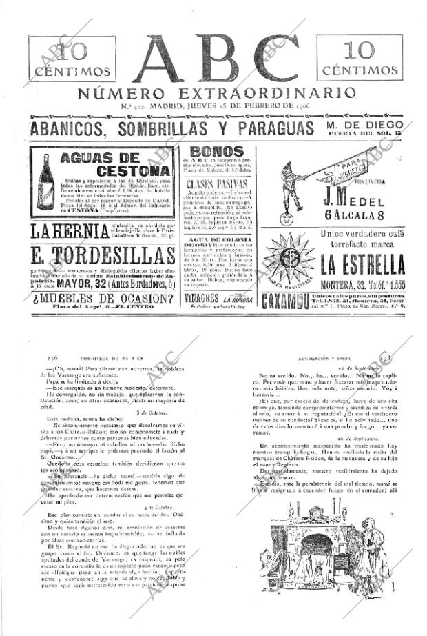 ABC MADRID 15-02-1906 página 1