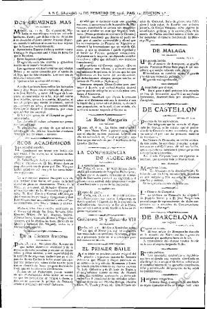 ABC MADRID 24-02-1906 página 14