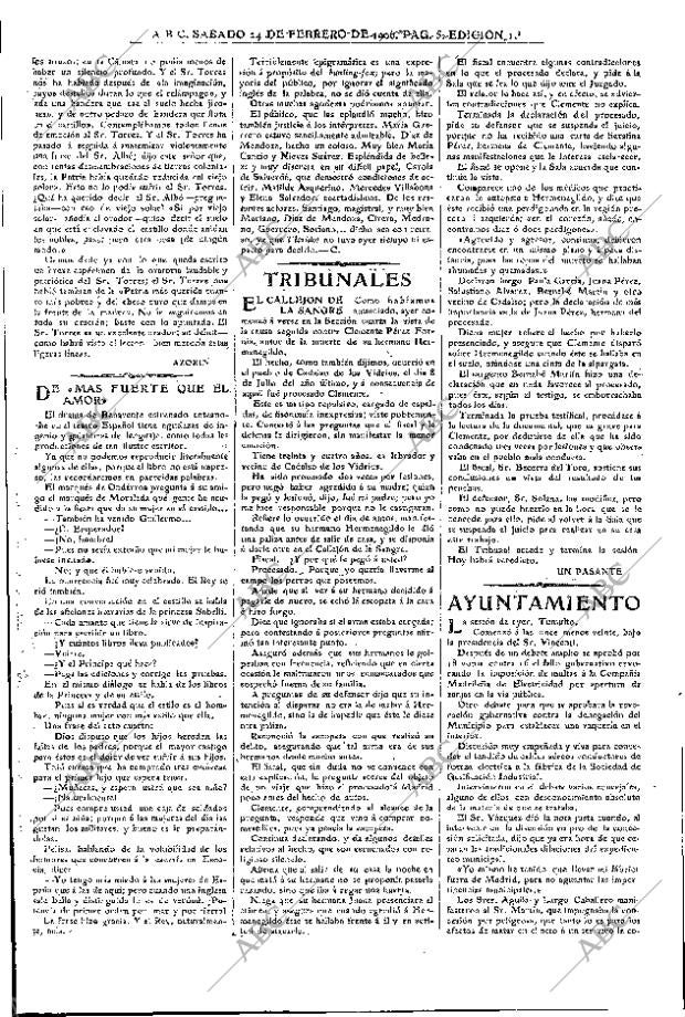 ABC MADRID 24-02-1906 página 5