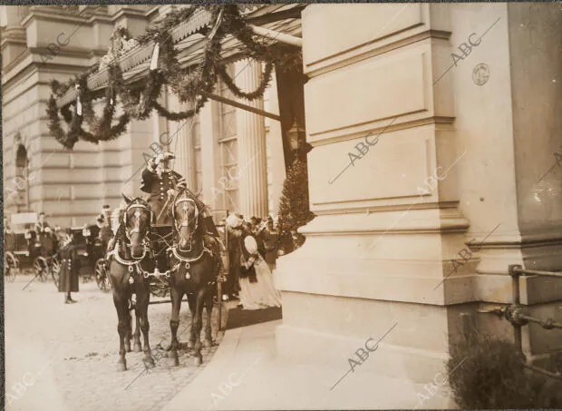 La Princesa al salir de la estación de Leherter en su viaje A Berlín