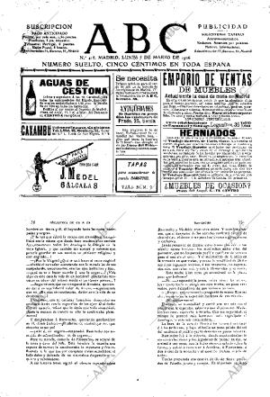 ABC MADRID 05-03-1906 página 1