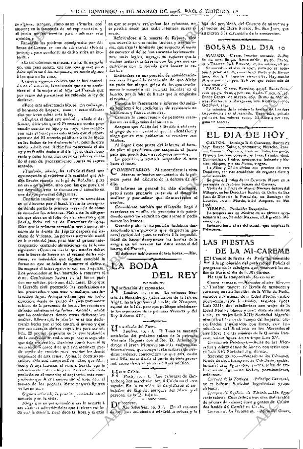 ABC MADRID 11-03-1906 página 6