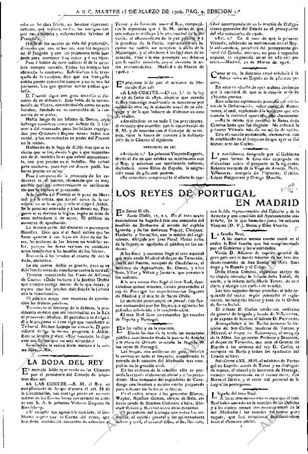 ABC MADRID 13-03-1906 página 9