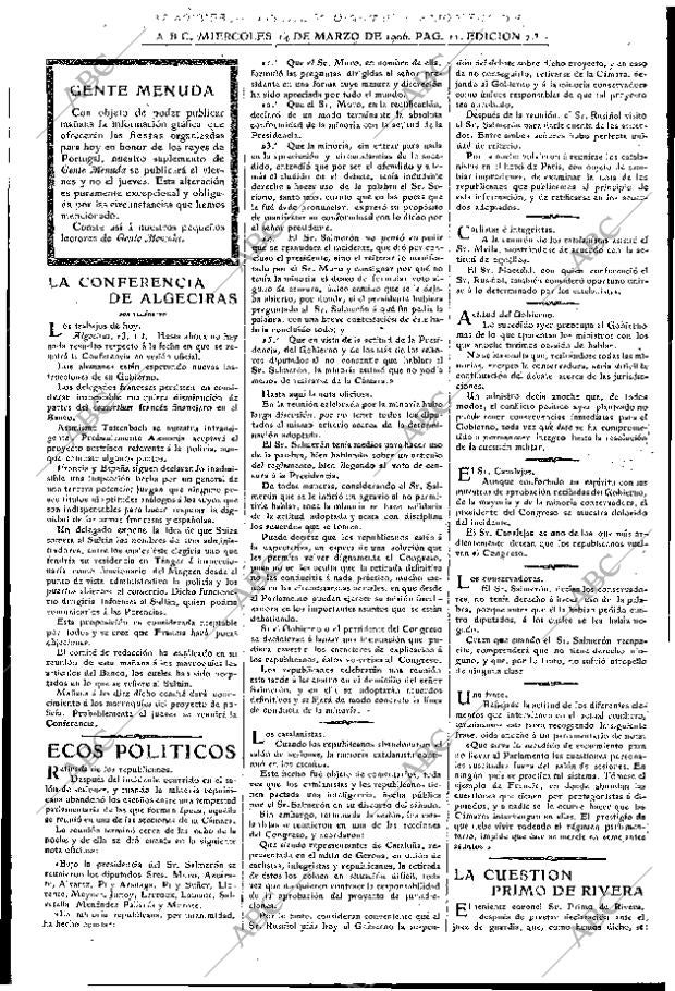 ABC MADRID 14-03-1906 página 11