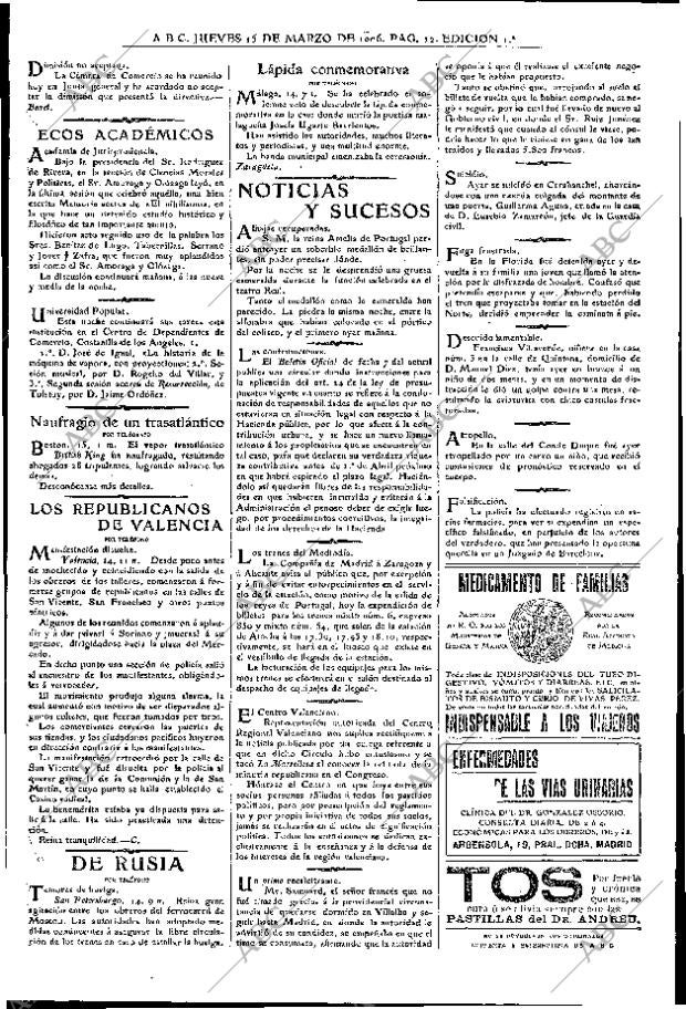 ABC MADRID 15-03-1906 página 12