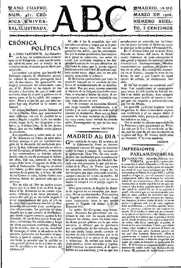 ABC MADRID 18-03-1906 página 3