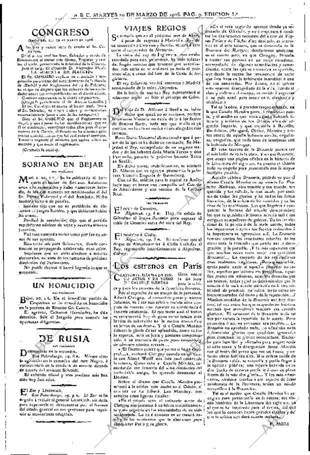 ABC MADRID 20-03-1906 página 9