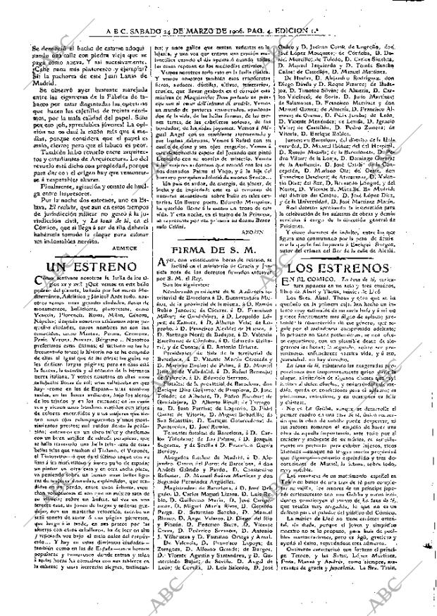 ABC MADRID 24-03-1906 página 4