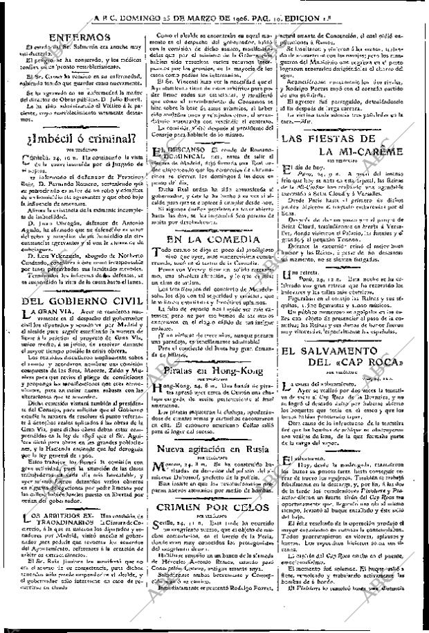 ABC MADRID 25-03-1906 página 10