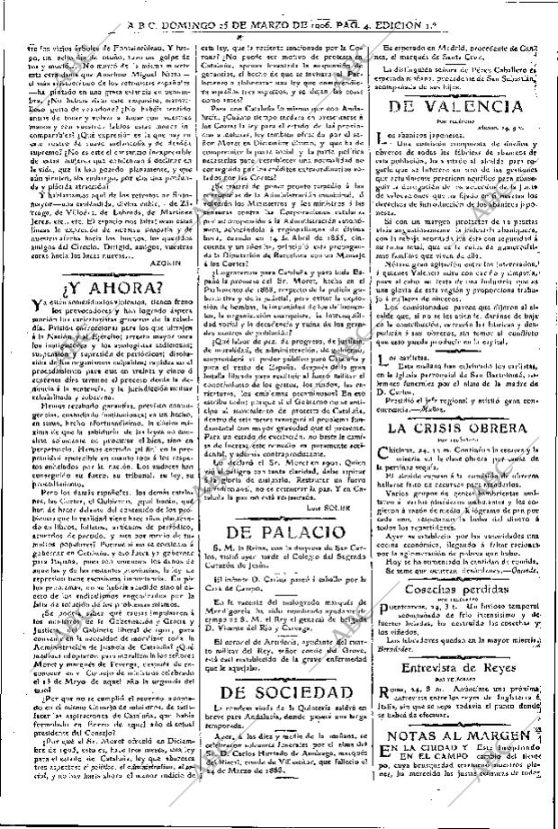 ABC MADRID 25-03-1906 página 4