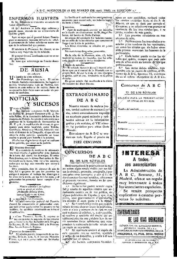 ABC MADRID 28-03-1906 página 12