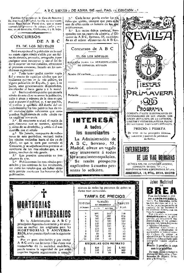 ABC MADRID 02-04-1906 página 12