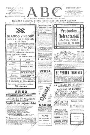 ABC MADRID 11-04-1906 página 1