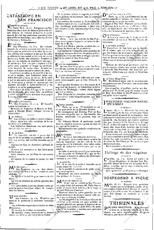 ABC MADRID 19-04-1906 página 6