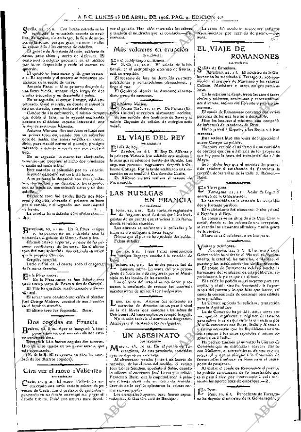 ABC MADRID 23-04-1906 página 9
