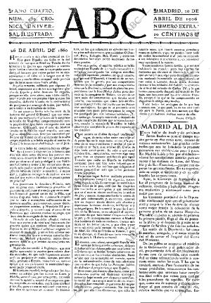 ABC MADRID 26-04-1906 página 1