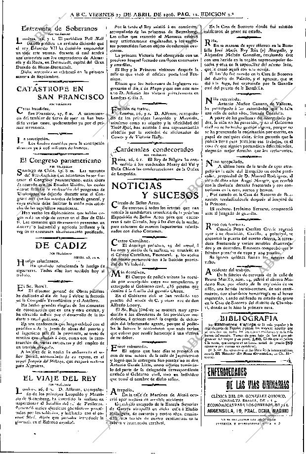 ABC MADRID 27-04-1906 página 12