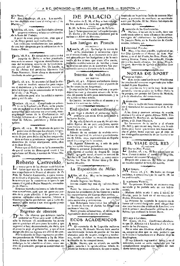 ABC MADRID 29-04-1906 página 11