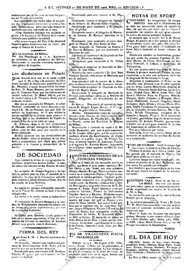 ABC MADRID 11-05-1906 página 11