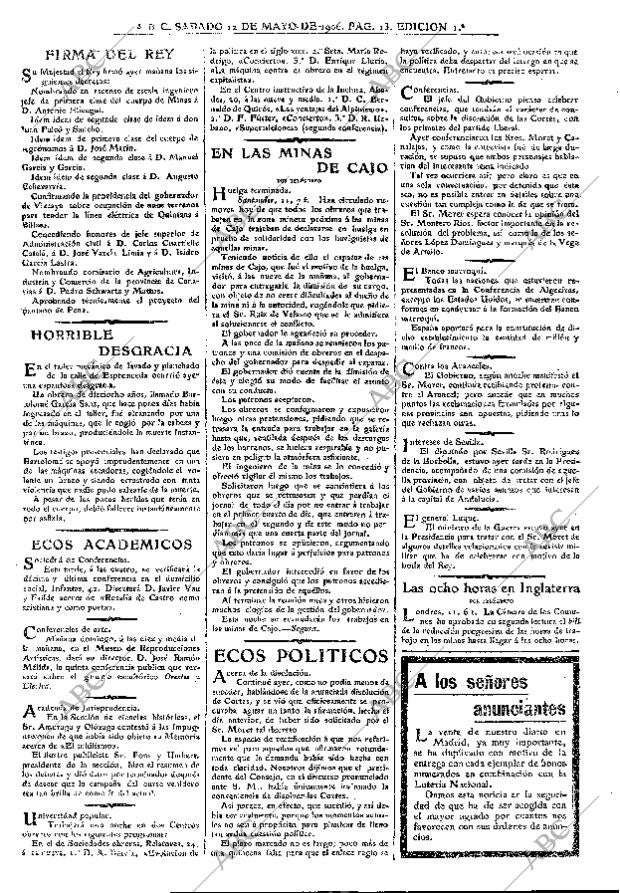 ABC MADRID 12-05-1906 página 13