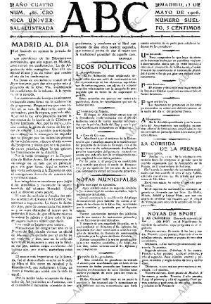 ABC MADRID 13-05-1906 página 3