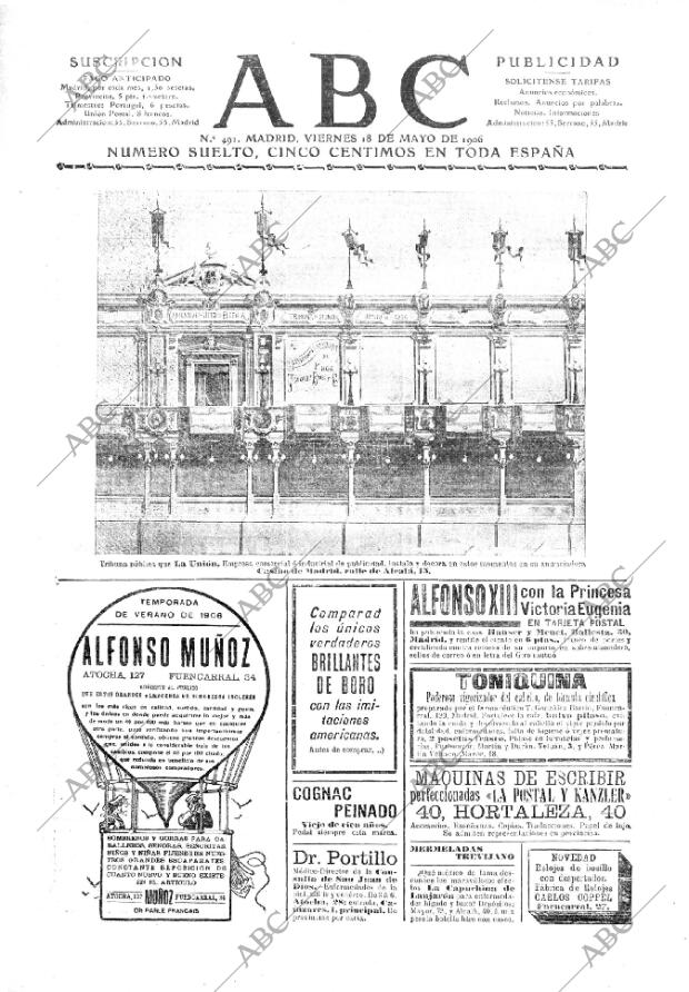 ABC MADRID 18-05-1906 página 1