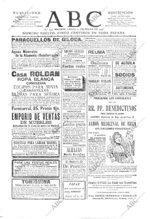 ABC MADRID 21-05-1906 página 1