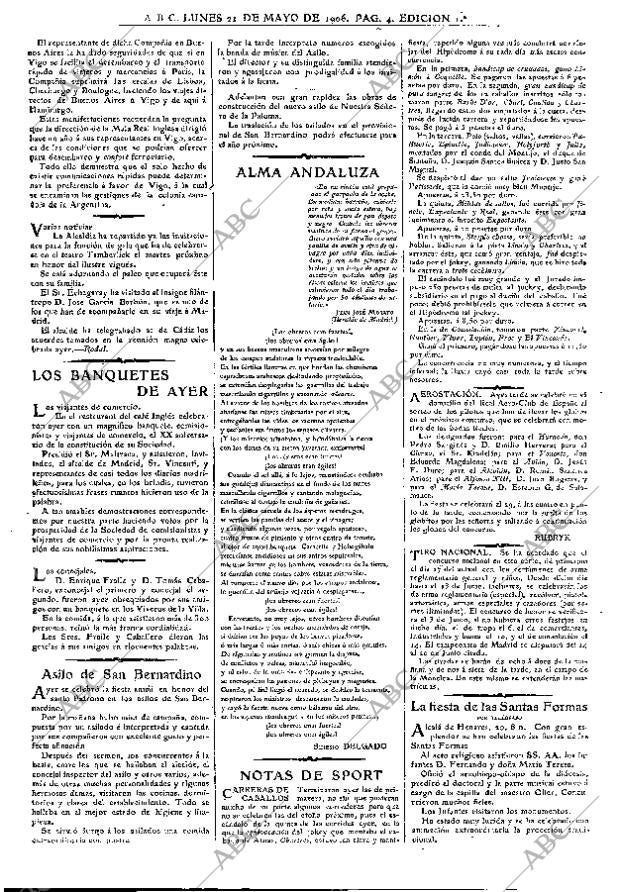 ABC MADRID 21-05-1906 página 4