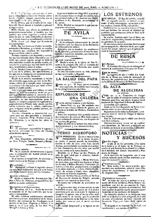 ABC MADRID 23-05-1906 página 11