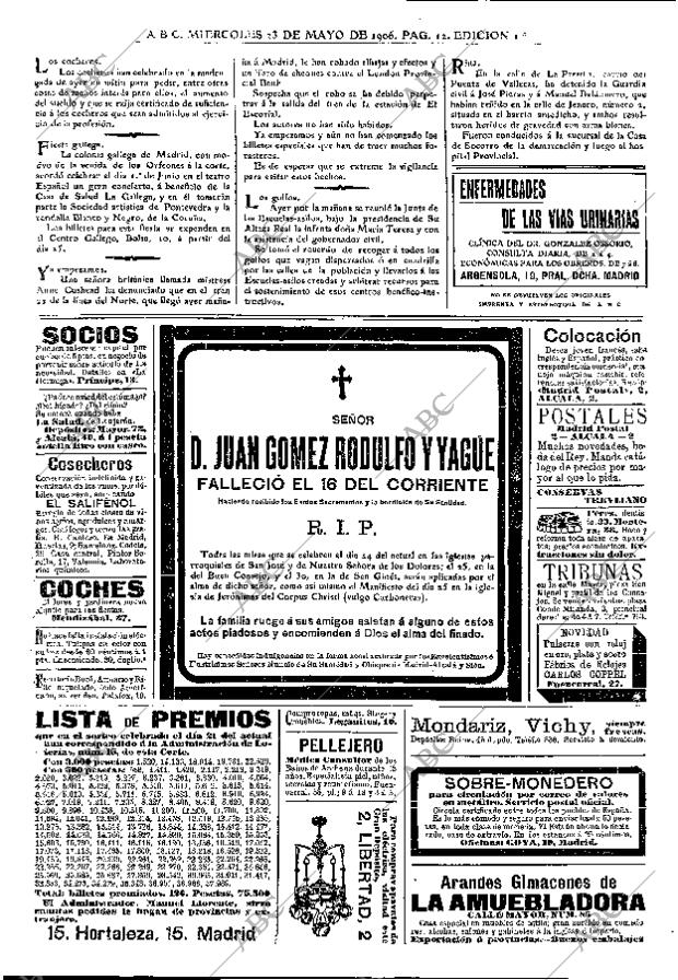 ABC MADRID 23-05-1906 página 12