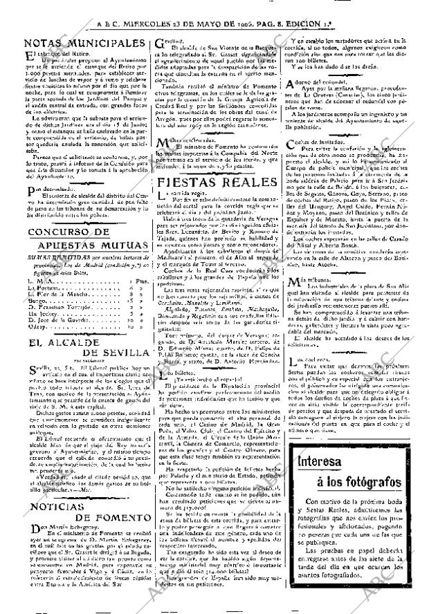 ABC MADRID 23-05-1906 página 8