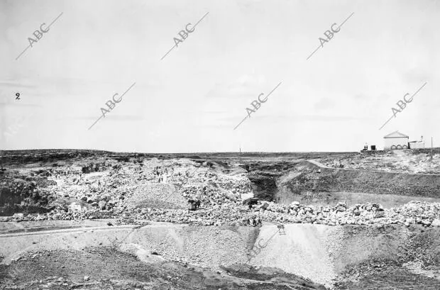 Melilla, 01/06/1906. Obras del puerto de Melilla